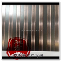 工程装修304 201不锈钢做旧板材 紫铜青铜黄铜乱纹斑点装饰镀铜板