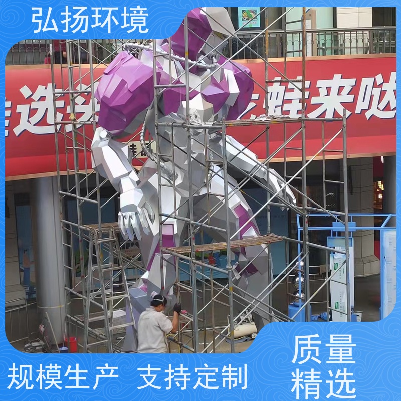 弘扬 玻璃钢动物骆驼大象景观公园广场摆件仿真骆驼商队雕塑