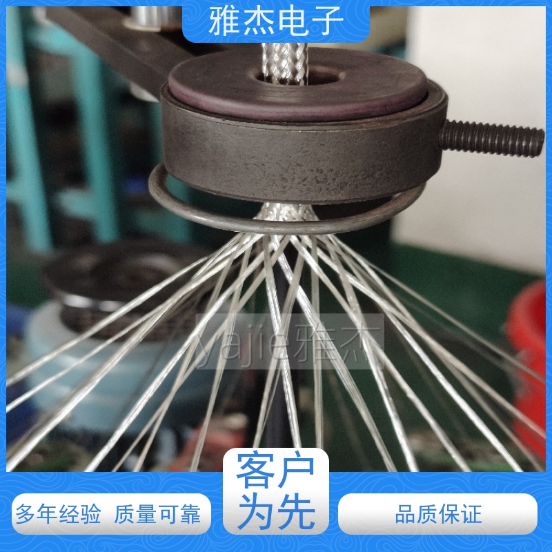 镀银金属编织网带 TZXP16-24防波套 信号屏蔽用镀银屏蔽网管