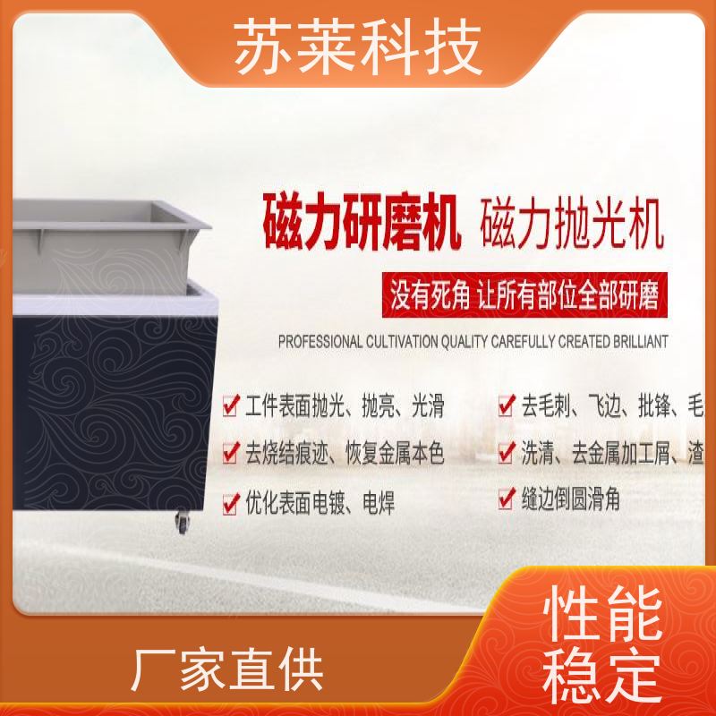 苏莱 汽车配件 小型磁力抛光机 去氧化层 铝压铸件