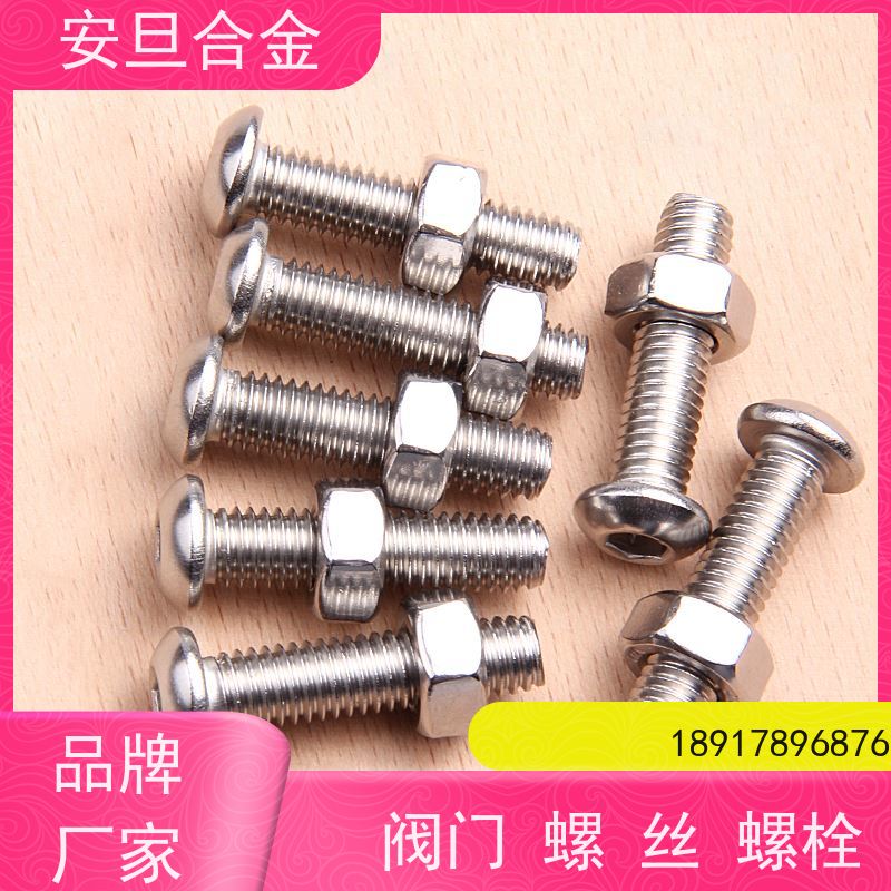 安旦供应Inconel713LC镍基合金法兰阀门螺丝来图定制