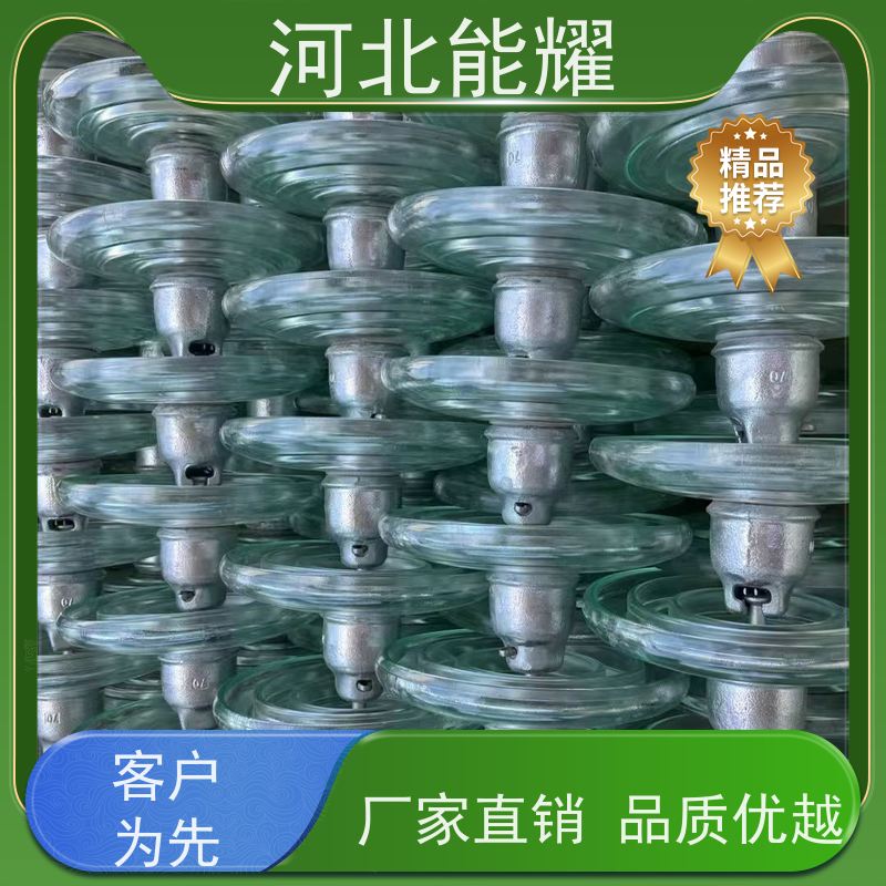  雨后冲洗可保持清 耐污钢化玻璃绝缘子 LXY-100  U120B/146 定制加工