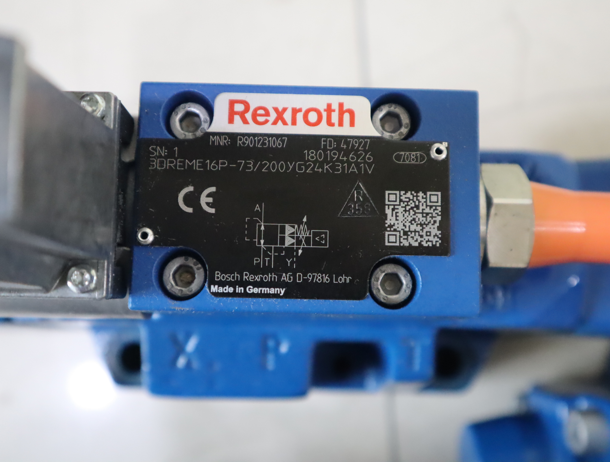 3DREME16P-73/200YG24K31A1V R901231067 德国力士乐REXROTH减压阀