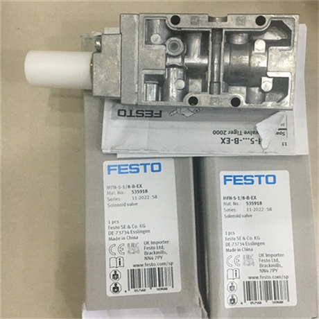 FESTO直配管电磁阀CPE18-M1H-5/3GS-1/4