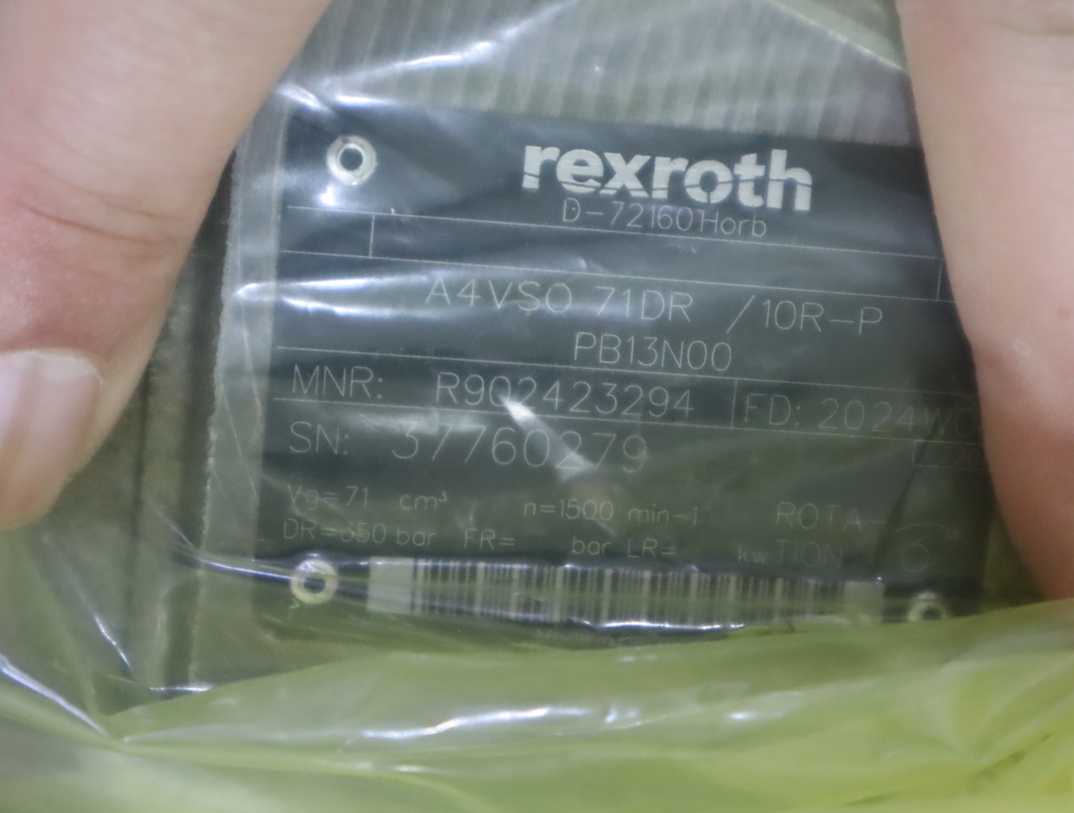 A4VSO71DR/10R-PPB13N00 R902423294 德国力士乐REXROTH