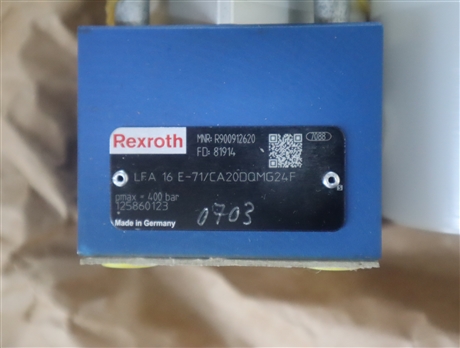 LFA16E-7X/CA20DQMG24F R900912620 力士乐REXROTH比例插装阀