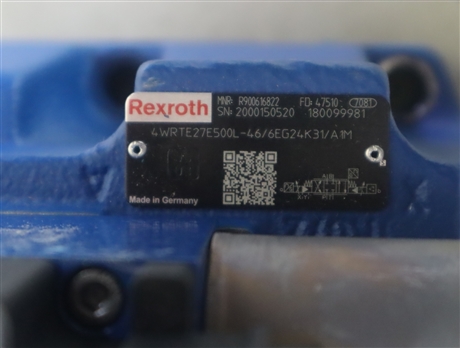 R900616822 4WRTE27E500L-4X/6EG24K31/A1M 力士乐REXROTH比例阀