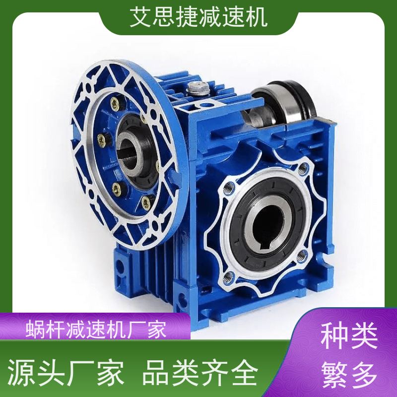 蜗杆蜗轮减速机 冰淇淋机用 SJMRV050 速比40 艾思捷 双出轴