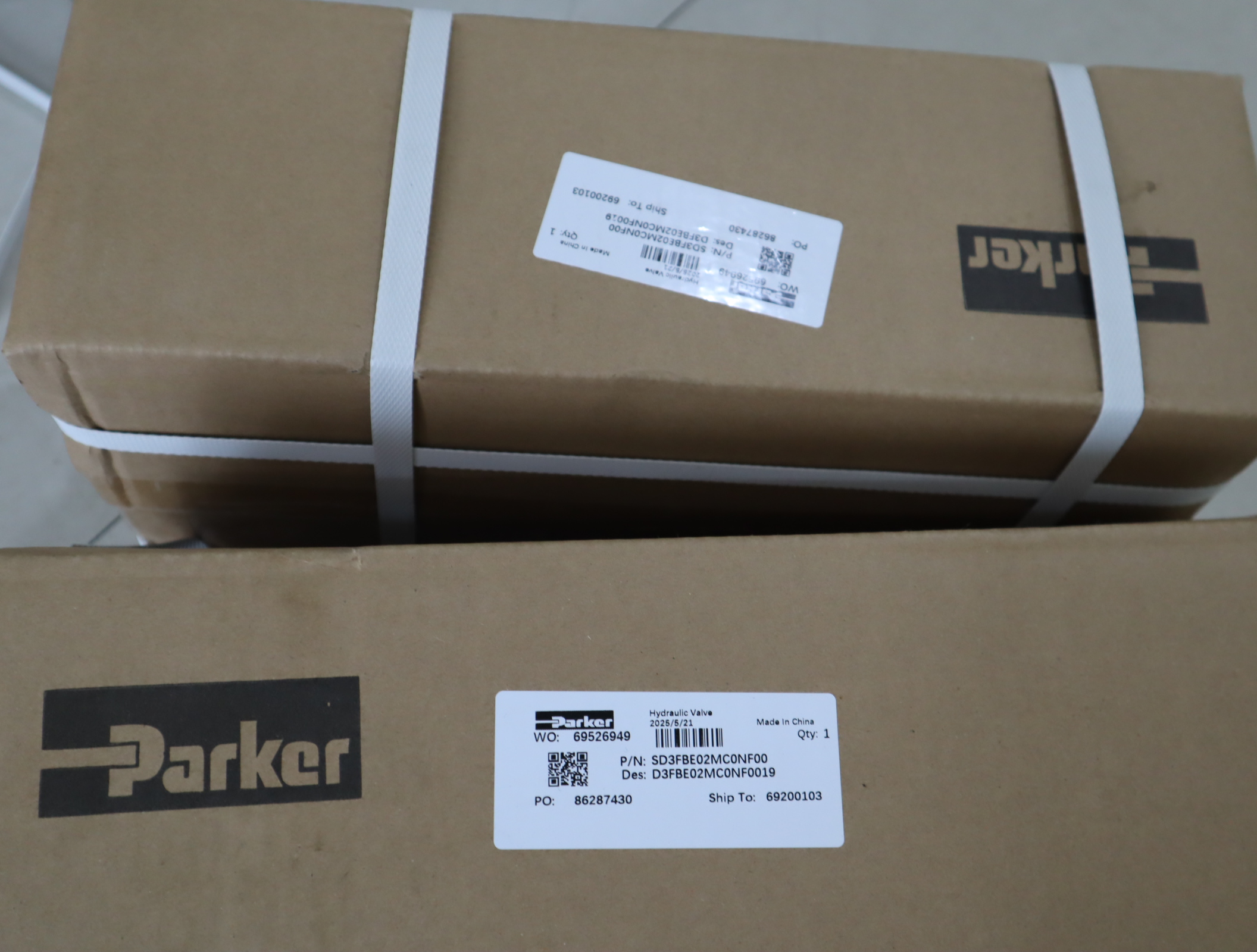 D3FBE02MC0NF0019 美国派克PARKER比例阀SD3FBE02MC0NF00