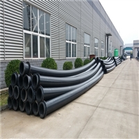 东宏 轻质耐磨矿用管 245*12超高分子量聚乙烯管 超高分子45度弯头