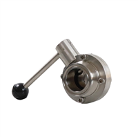 卫生级快装蝶阀?304/316不锈钢快装蝶阀，双相钢2205快装蝶阀 