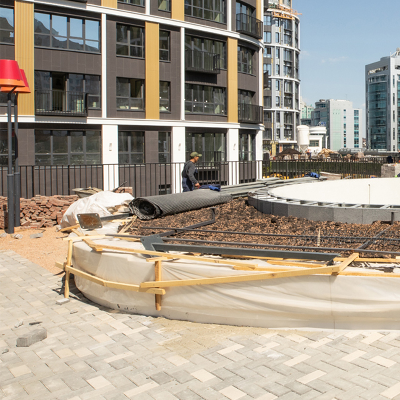 艾瑞盾景观预制清水混凝土坐凳制品