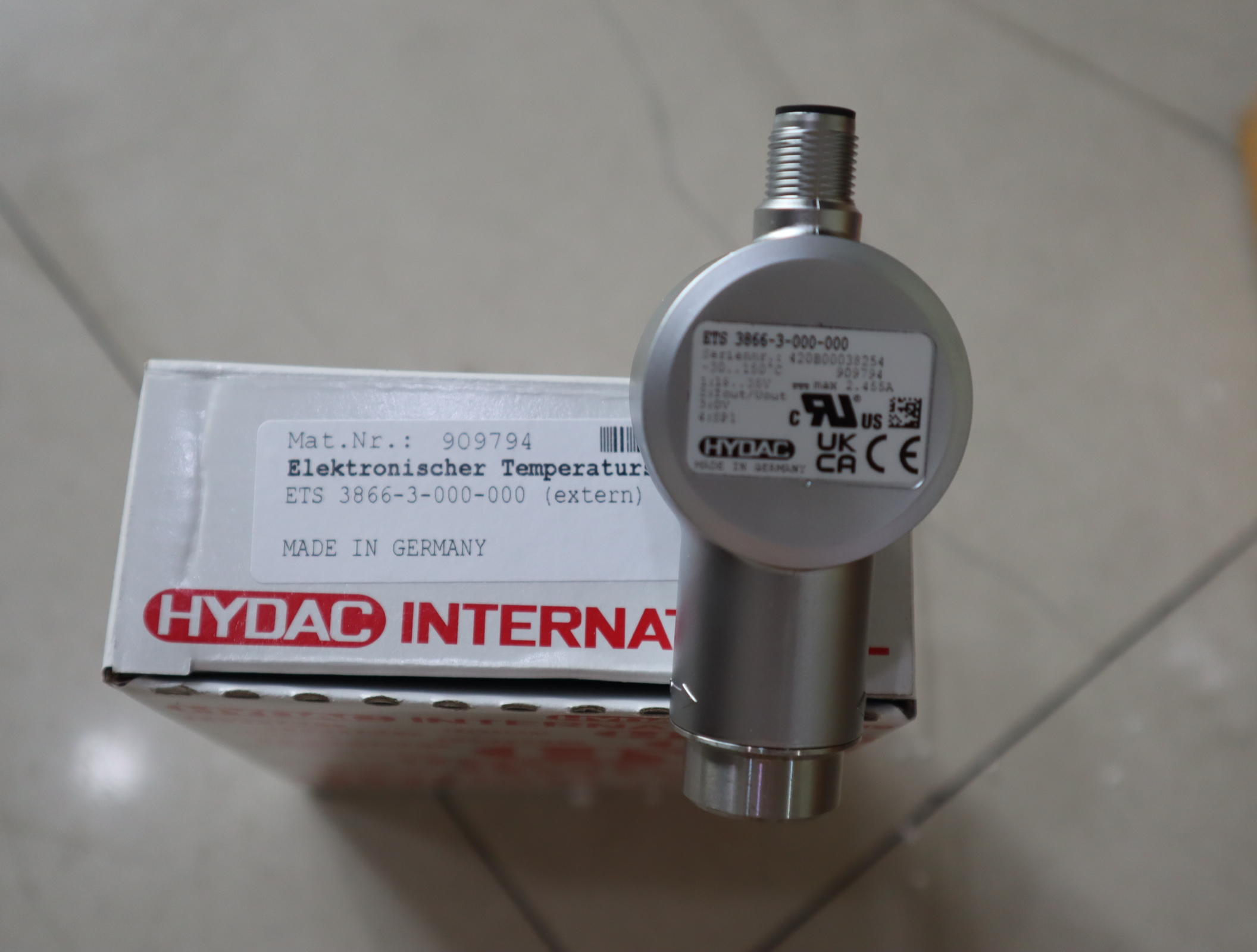 ETS 3866-3-000-000 909794 德国贺德克HYDAC压力温度传感器