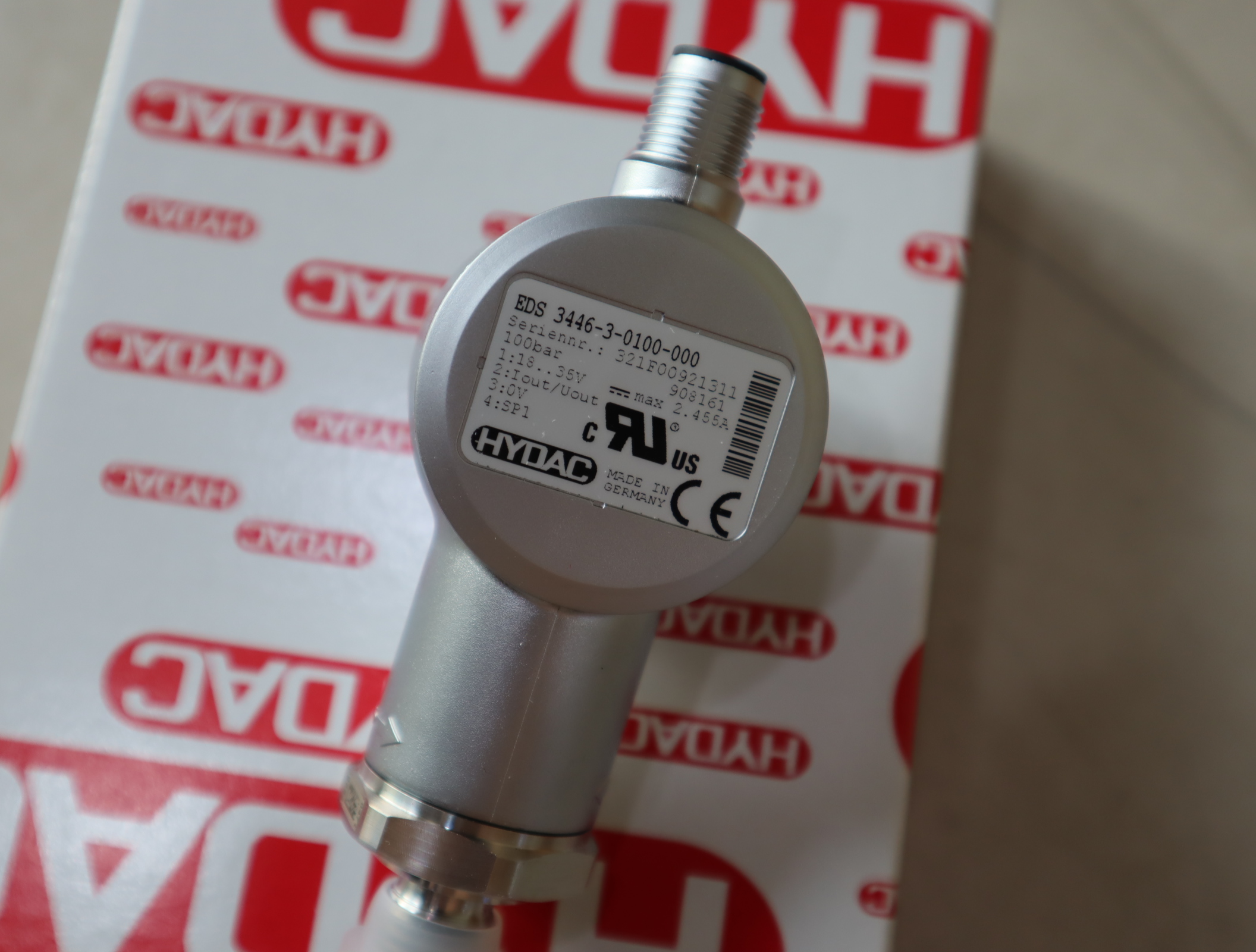 EDS 3446-3-0100-000 908161 德国贺德克HYDAC压力温度传感器