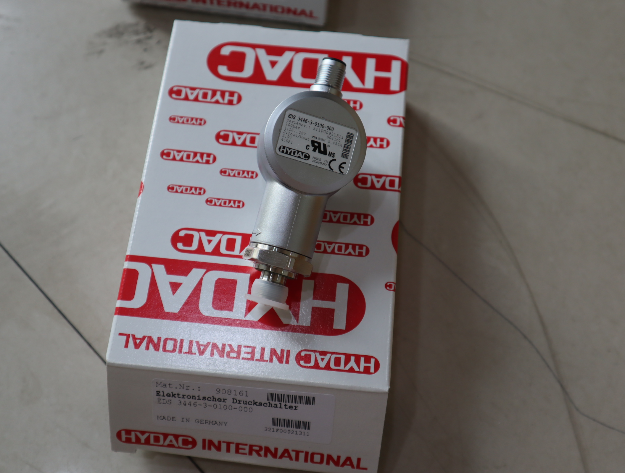 EDS 3446-3-0100-000 908161 德国贺德克HYDAC压力温度传感器