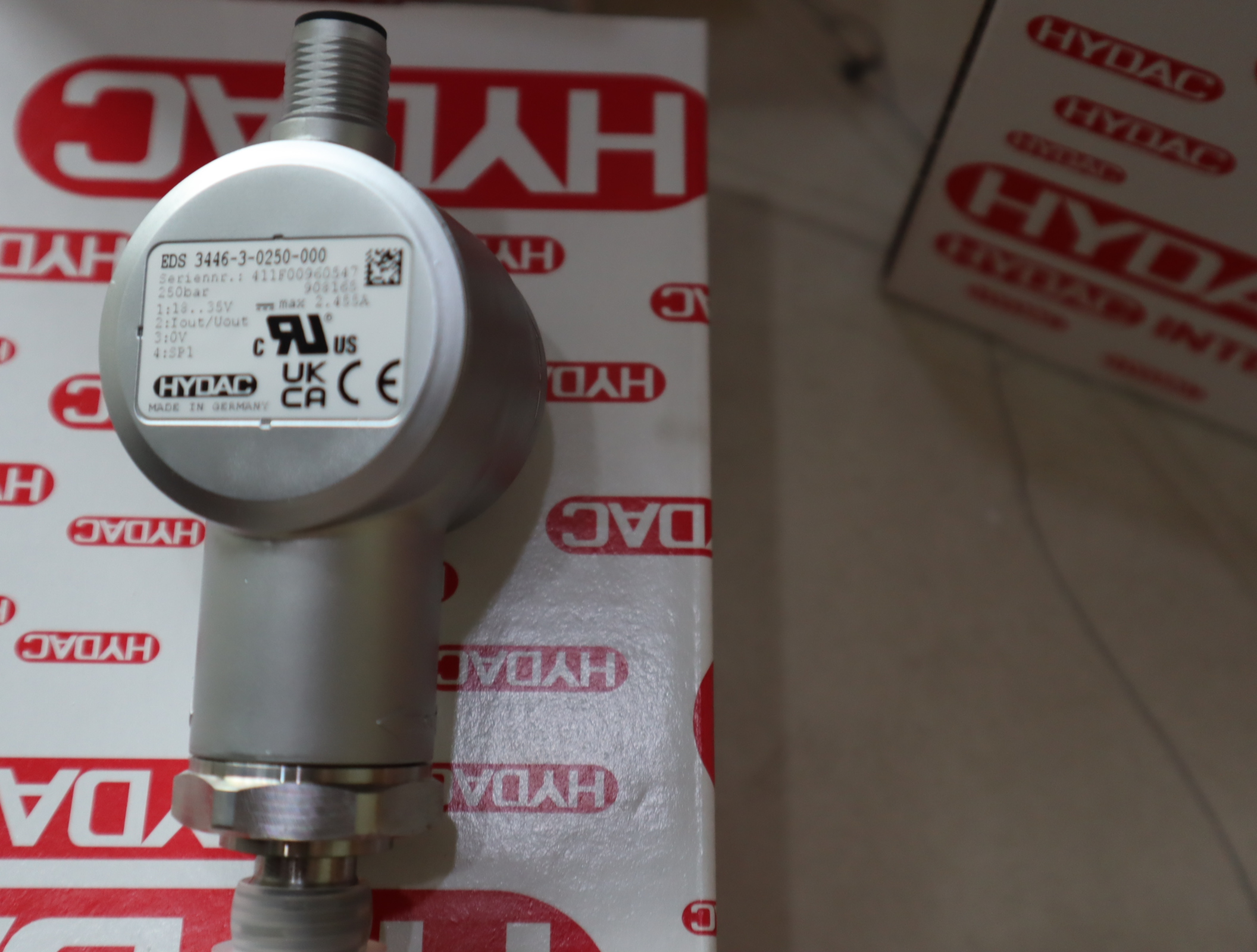 EDS 3446-3-0250-000 908165 德国贺德克HYDAC压力温度传感器