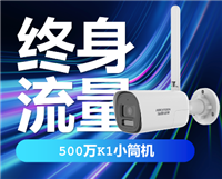 海康维斯500万白光全彩终身免 流量网络摄像机内置终身流量