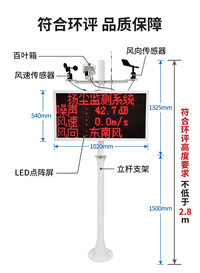 工地现场噪音粉尘在线监测仪，全天侯实时监测数据