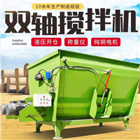 养牛场饲草料搅拌机 全混合日粮饲料制备机 牛羊场卧式拌草机