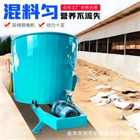 养牛场饲草料搅拌机 20方立式全日粮搅草机 全自动混合拌料机