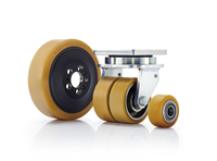 聚氨酯AGV双轮辅助轮 AGV智能小车承载轮 耐磨耐用使用寿命长