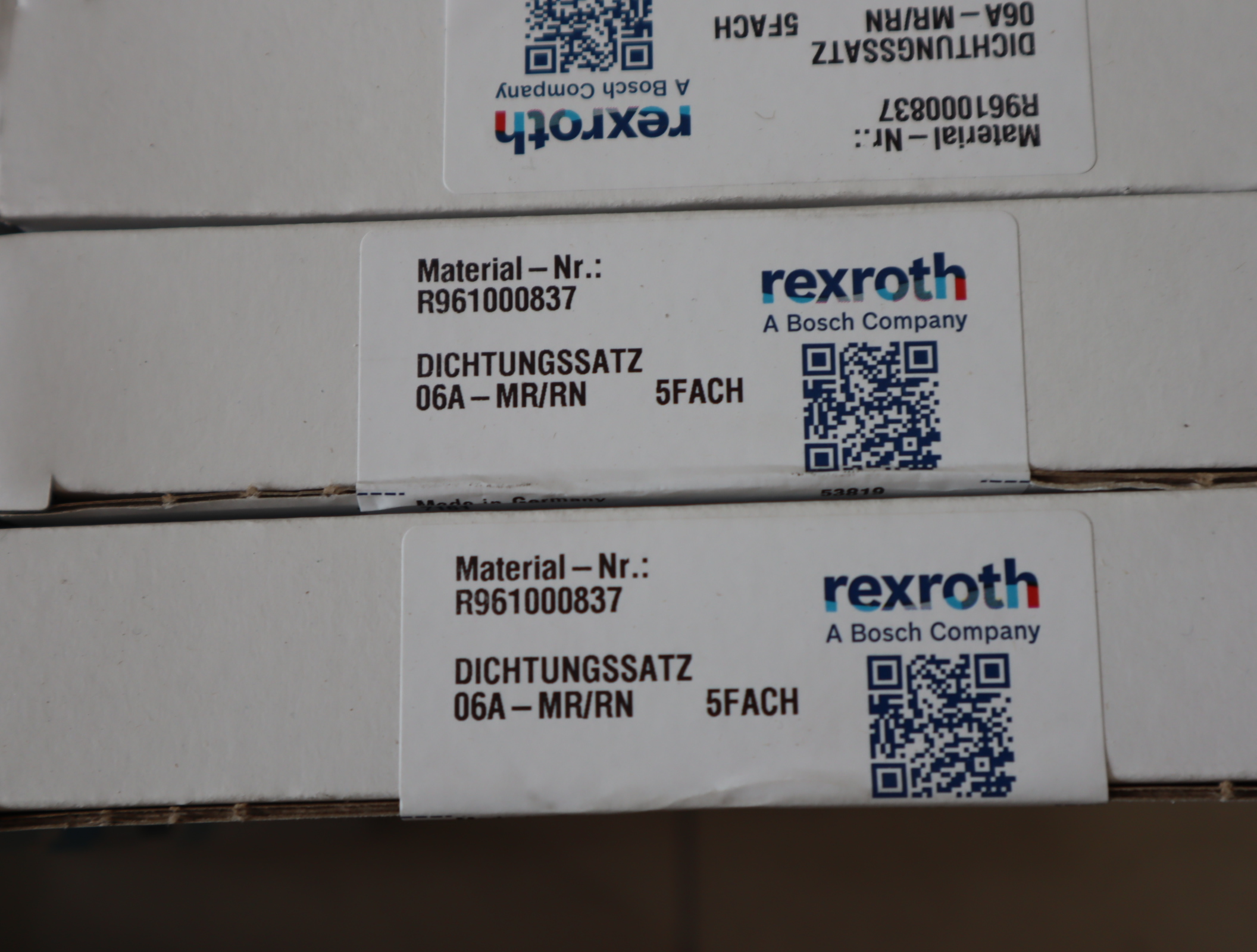 R961000837 SEAL KIT SEALKIT06A-MR/RN5FACH 力士乐REXROTH密封