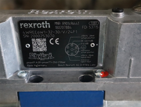 R901496441 4WREE6W1-32-3X/V/24F1 德国力士乐REXROTH比例阀