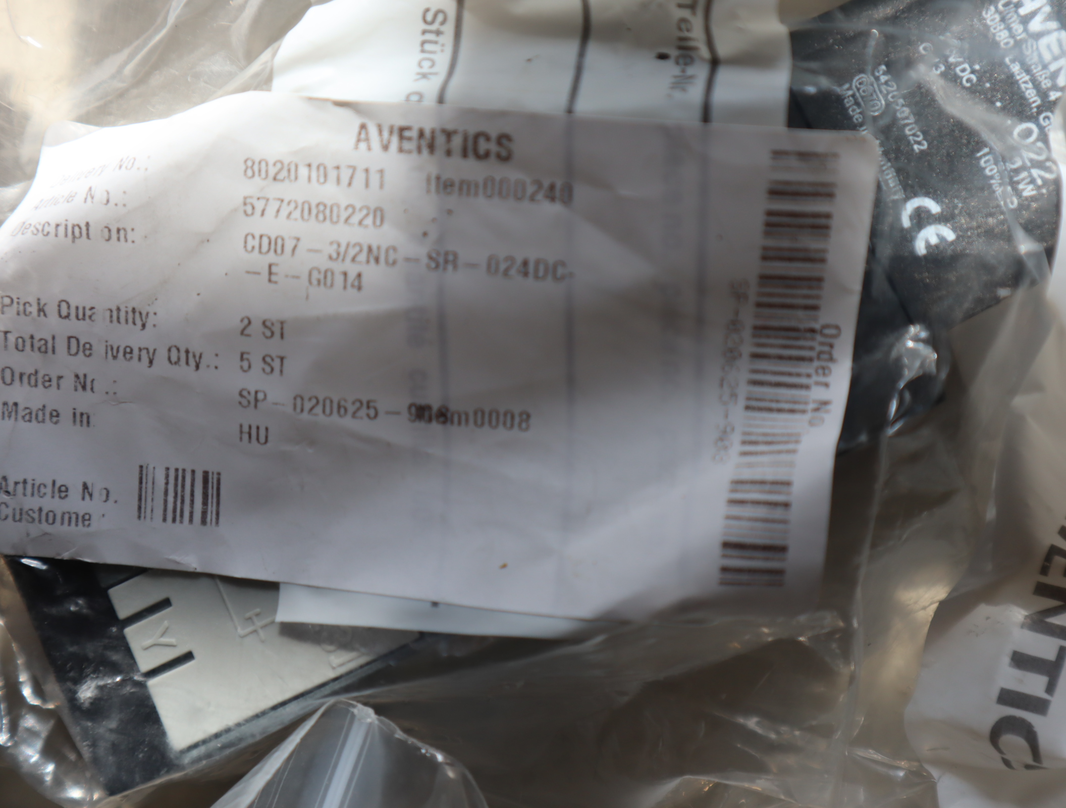 5772080220 CD07-3/2NC-S 5717007022 安沃驰AVENTICS气动阀气缸