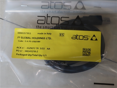E-A-PS-USB/DB9 意大利阿托斯ATOS比例阀数据线电缆 编程电缆 电缆
