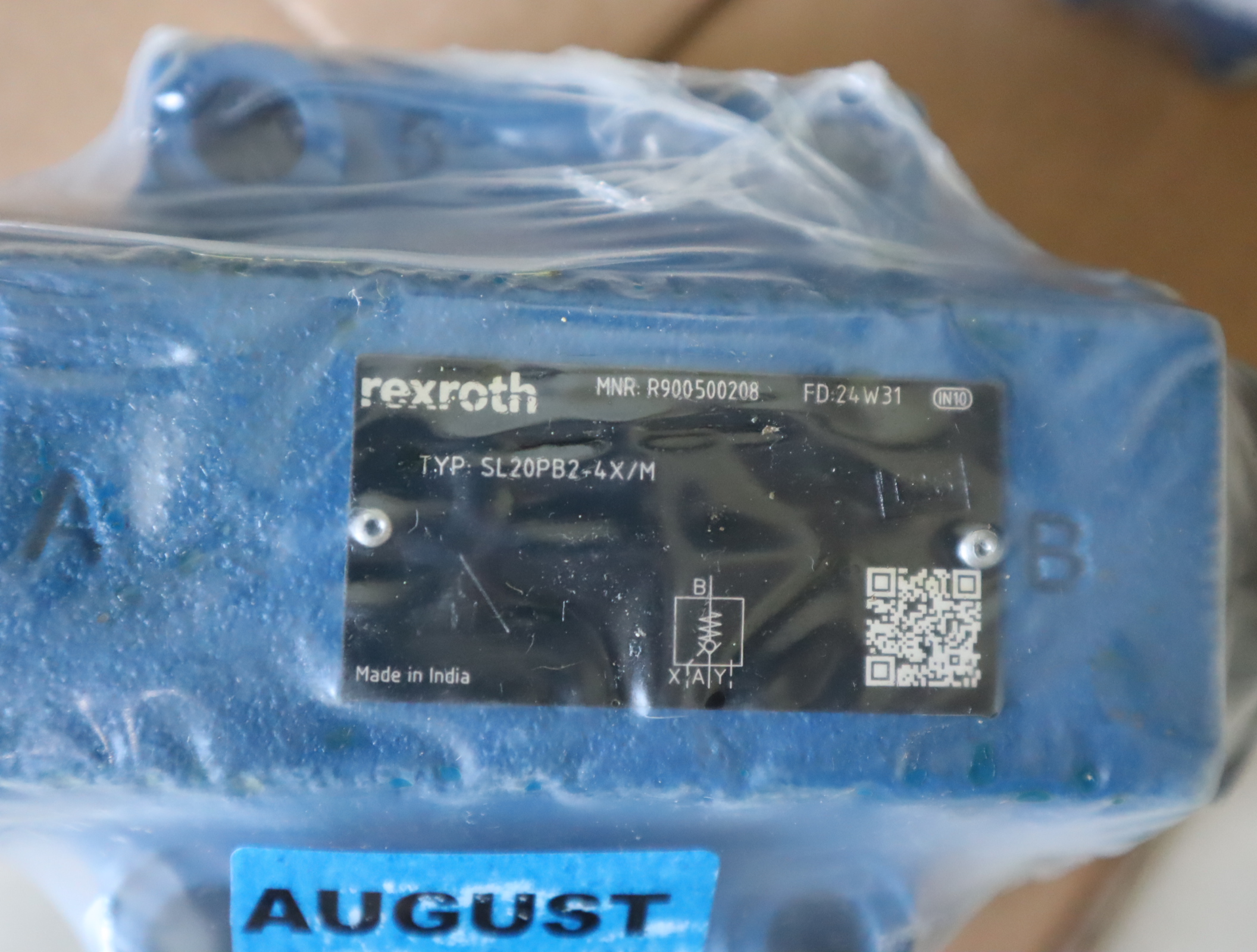 SL20PB2-4X/M SL20PB2-42/M R900500208 德国力士乐REXROTH单向阀