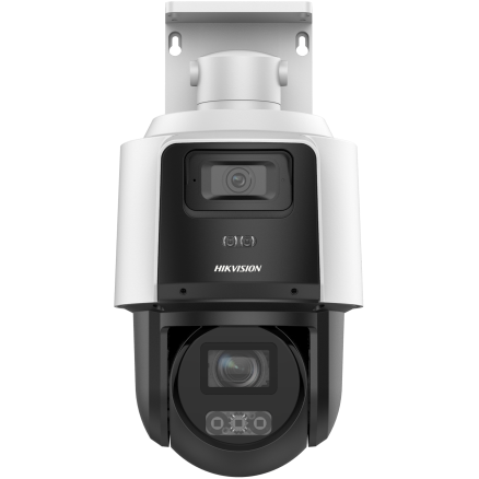 海康威视400万3寸双光全景细节4倍变焦枪球POE款