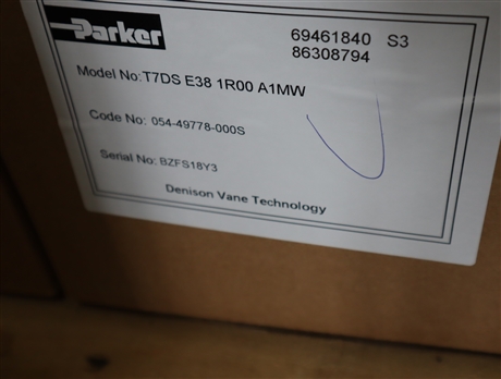 054-49778-000S T7DS E38 1R00 A1MW 派克PARKER DENISON丹尼逊