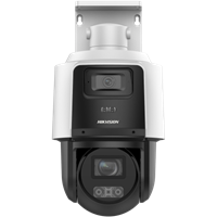 海康威视400万3寸双光全景细节4倍变焦枪球POE款