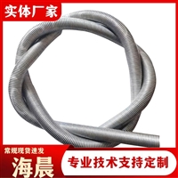 渗水弹簧钢管A沥青层用螺旋裹丝管 不锈钢预埋弹簧渗透水钢管 海晨
