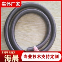 镀锌渗水弹簧钢管 不锈钢螺旋裹丝渗水管 海晨