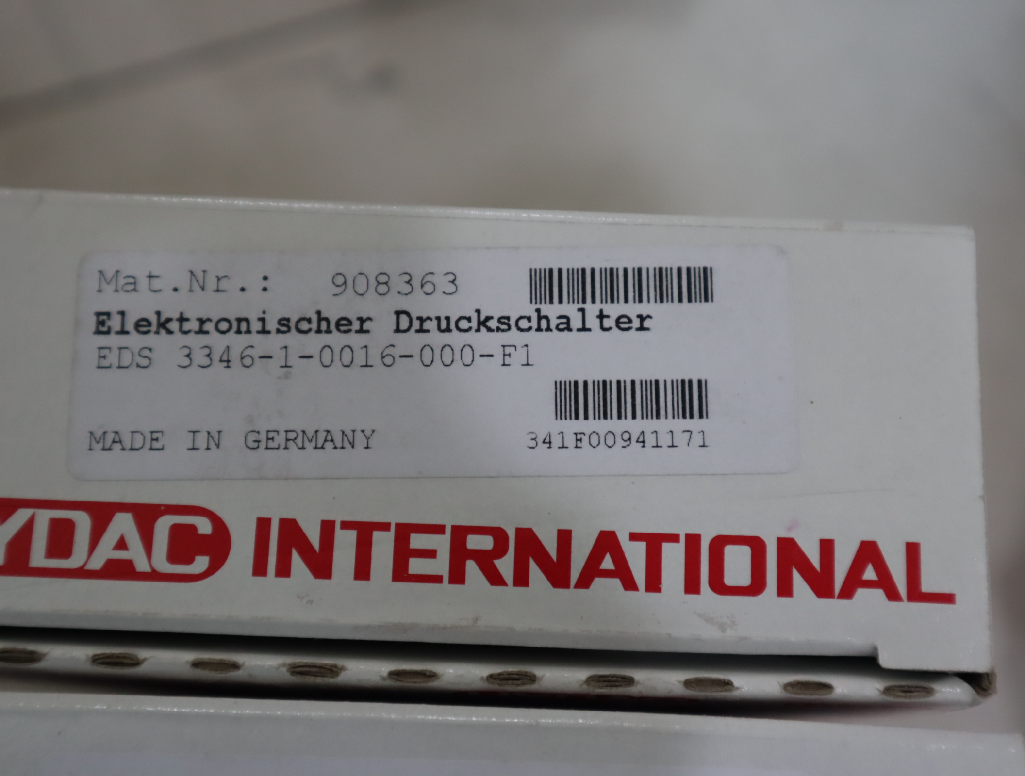 EDS 3346-1-0016-000-F1 908363 德国贺德克HYDAC压力温度传感器