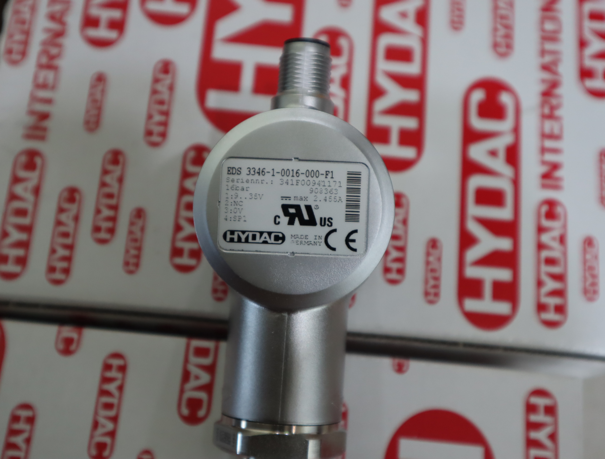 EDS 3346-1-0016-000-F1 908363 德国贺德克HYDAC压力温度传感器