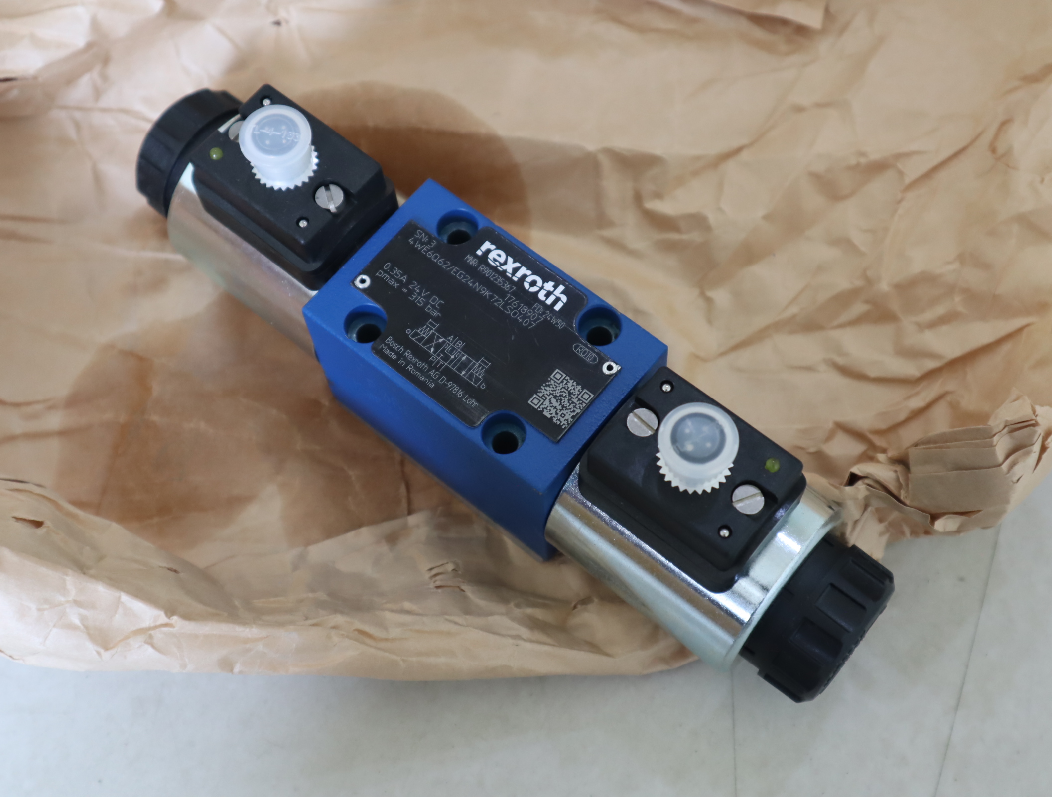 R901235367 4WE6Q62/EG24N9K72LSO407 德国力士乐REXROTH电磁阀