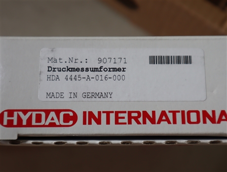 HDA 4445-A-016-000 907171 贺德克HYDAC压力传感器