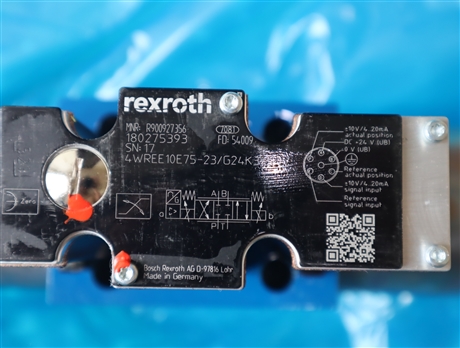 R900927356 4WREE10E75-23/G24K31/F1V 德国力士乐REXROTH比例阀