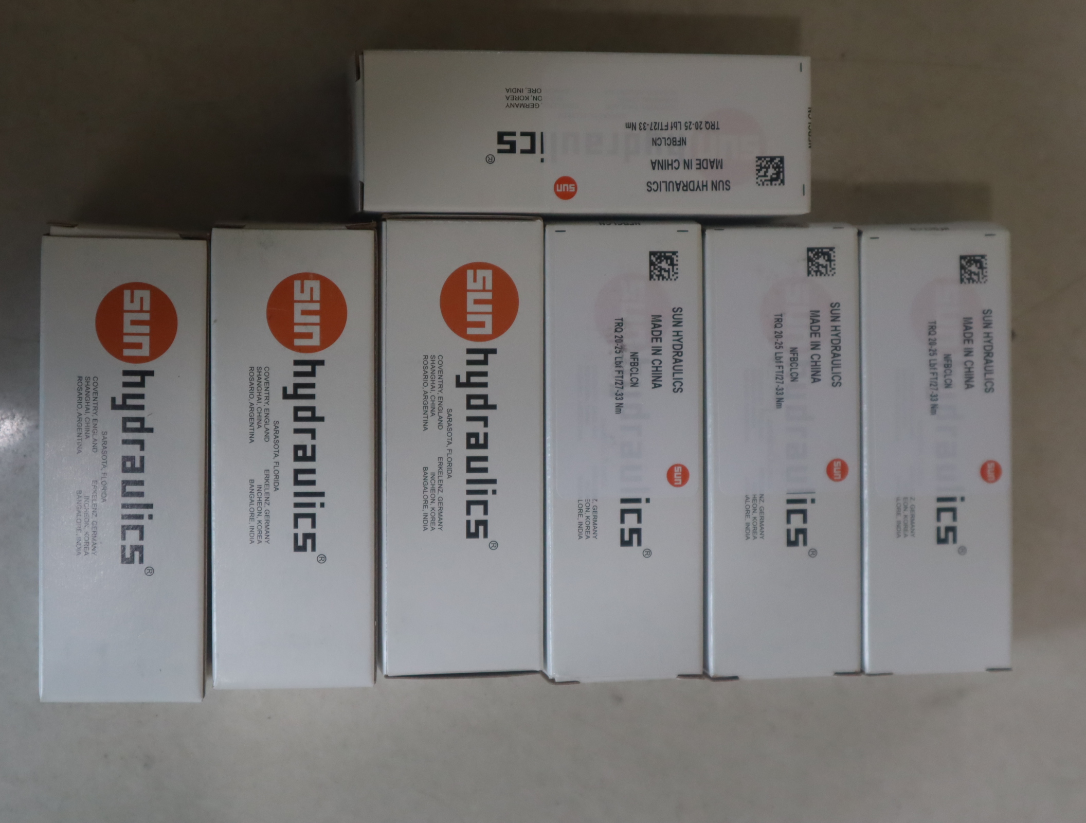 NFBCLCN TRQ 20-25LBF FT/27-33NM 美国太阳SUN插装阀