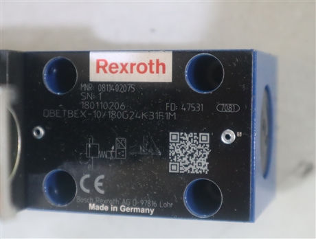 0811402075 DBETBEX-10/180G24K31F1M 力士乐REXROTH比例溢流阀 