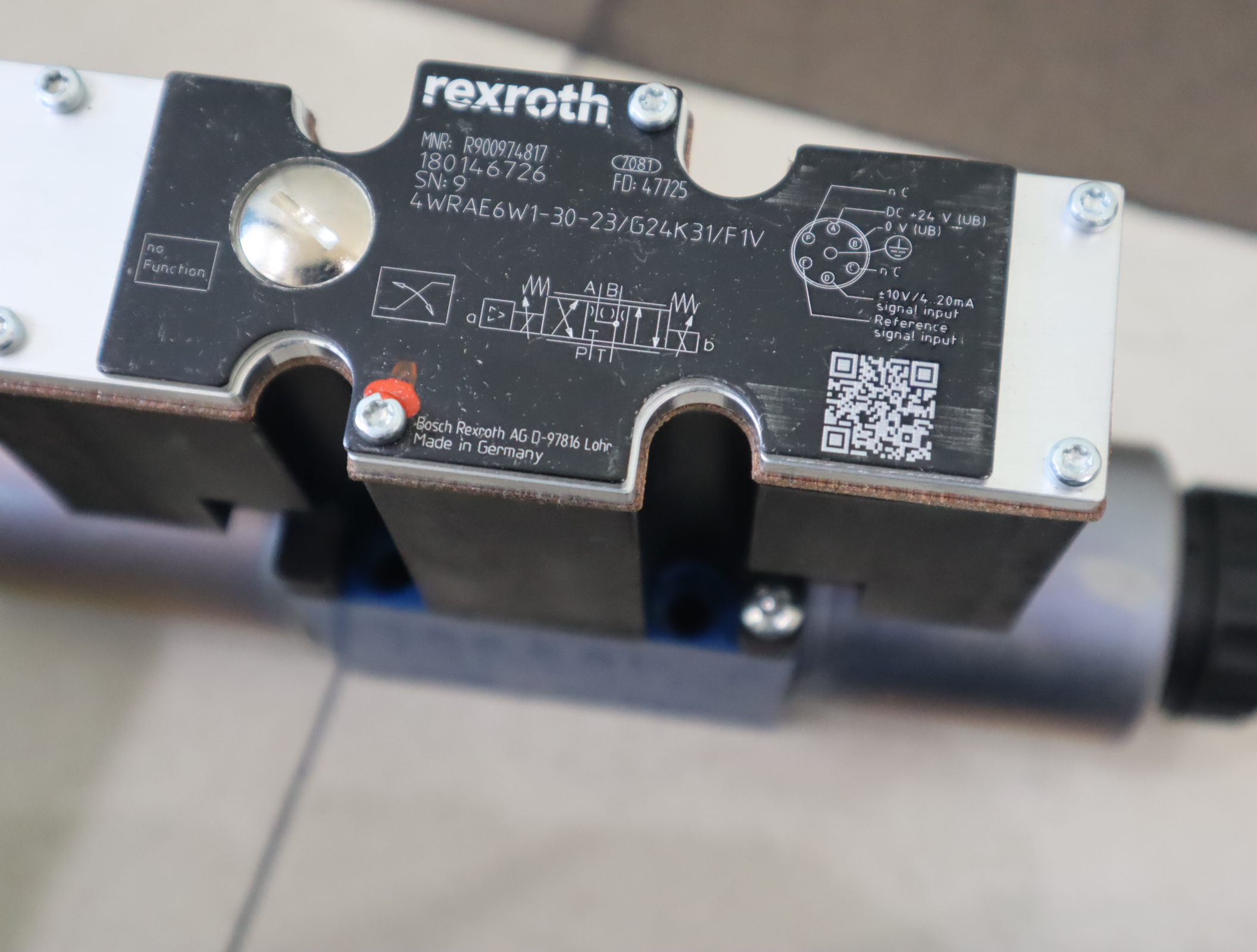 4WRAE6W1-30-23/G24K31/F1V R900974817 力士乐REXROTH比例阀