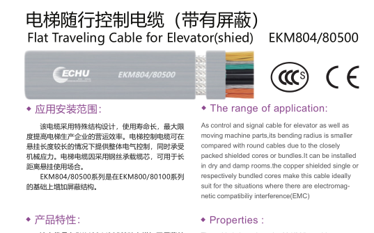 TVVBP屏蔽电梯电缆
