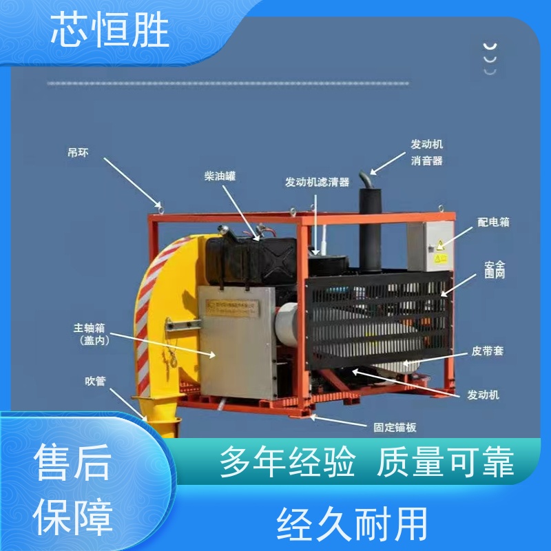 恒盛机械 沥青路面铺设前清扫 强大的风力 停车场 车载式吹雪机