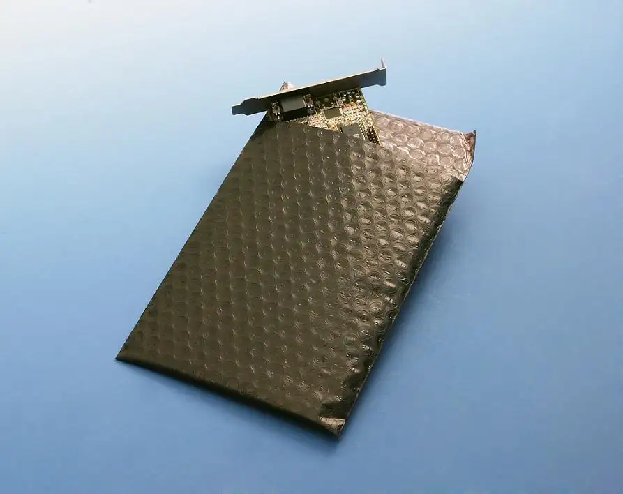 防静电气泡袋PE导电袋复合膜气泡防震防碎袋按需定制多尺寸屏蔽袋