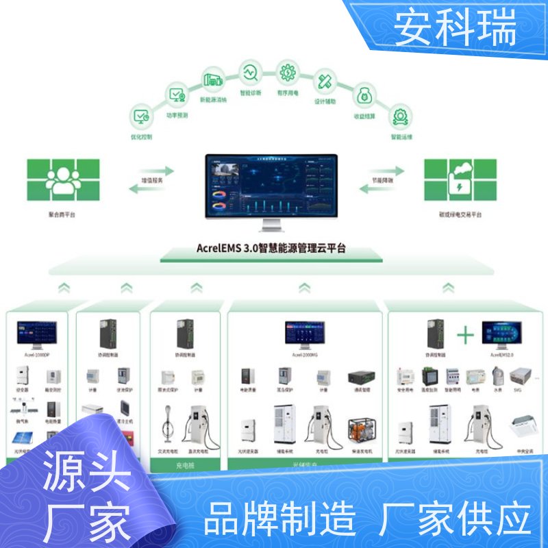 安科瑞 Acrel-2000MG 实现“光储充”联动 充电站运行监控系统