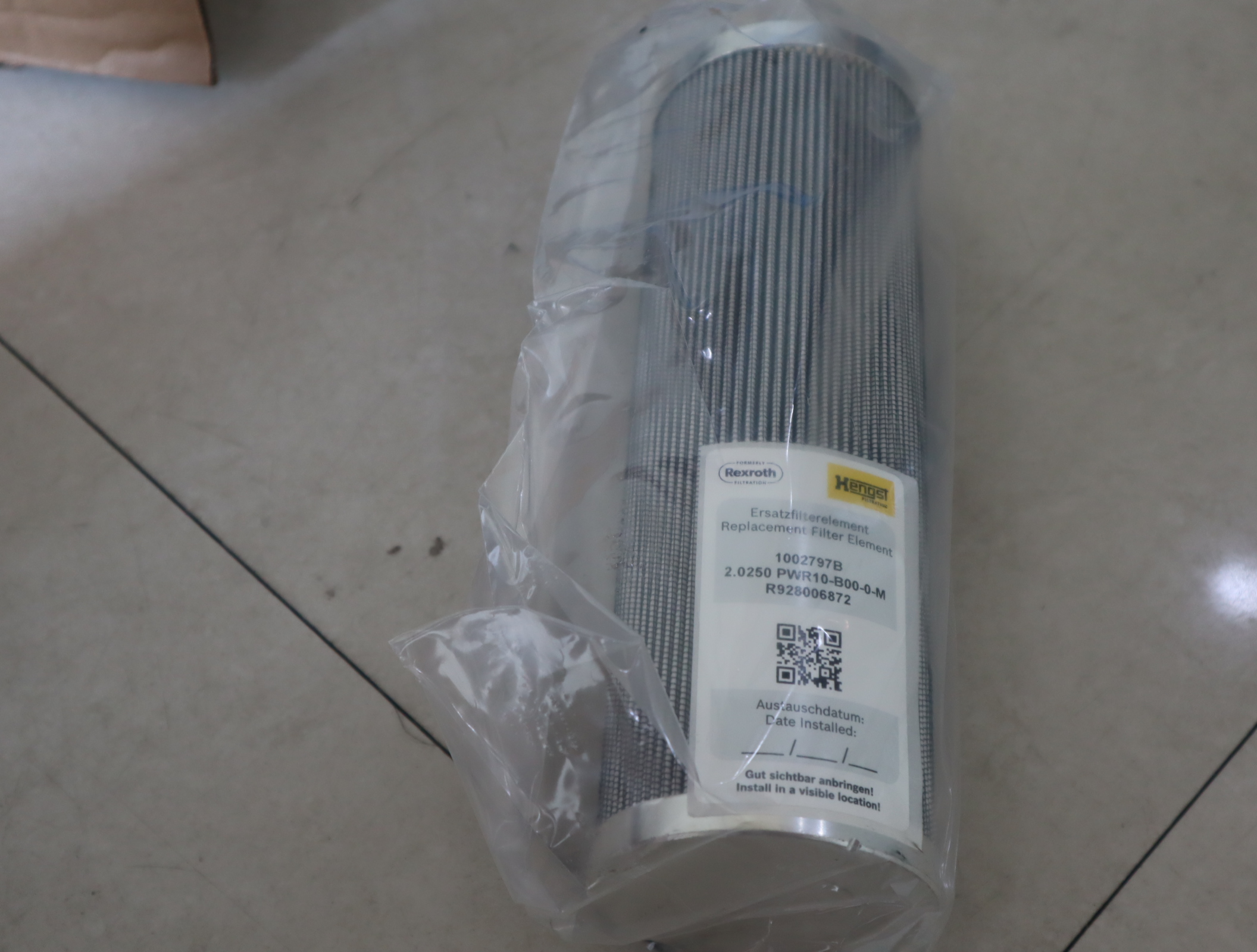 R928006872 2.0250 PWR10-B00-0-M 1002797B 德国汉格斯特HENGST