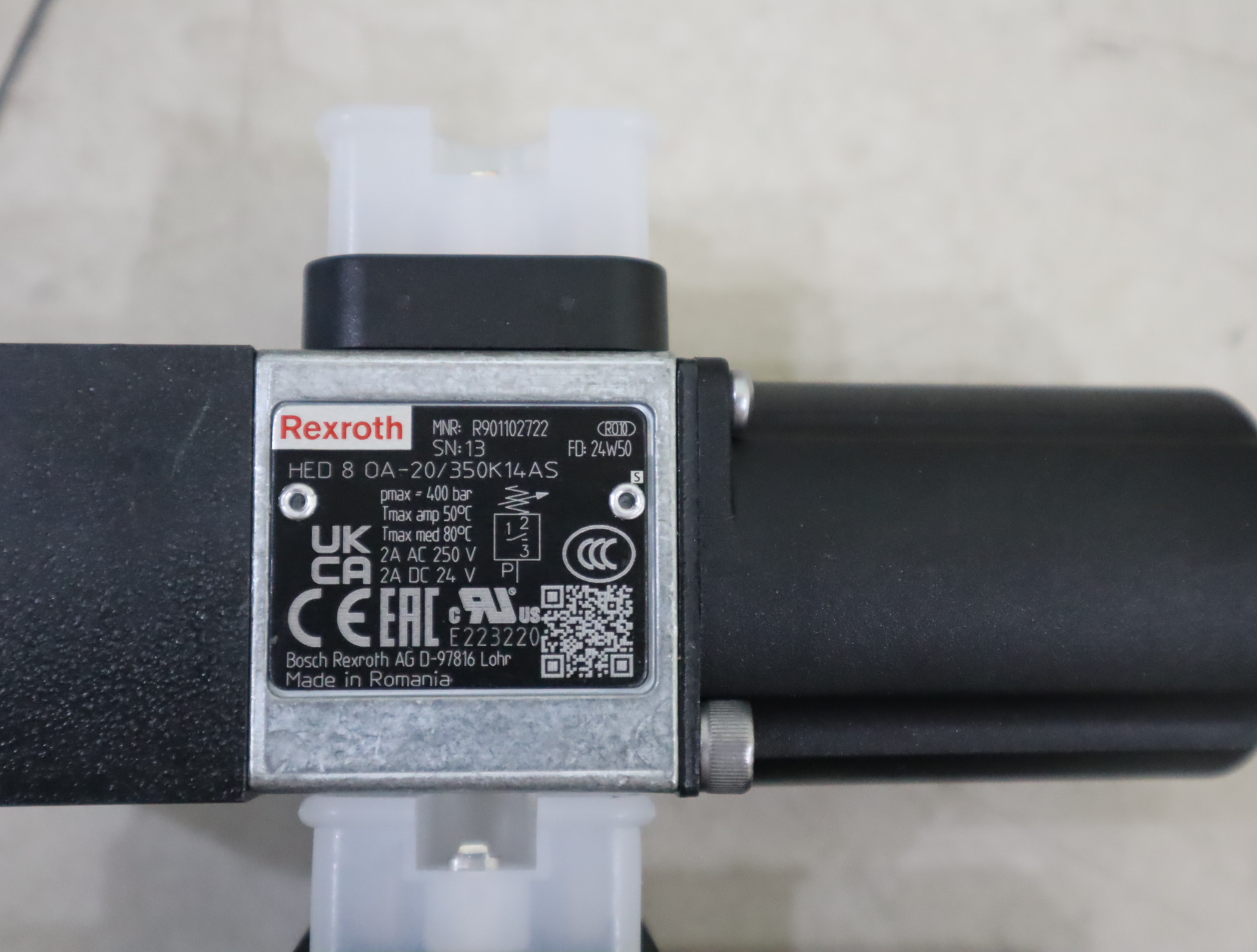 HED8OA-20/350K14AS R901102722 德国力士乐REXROTH压力开关继电器