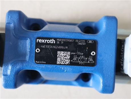 R901390857 4WE10E5X/HG24N9K4/M 德国力士乐REXROTH电磁阀